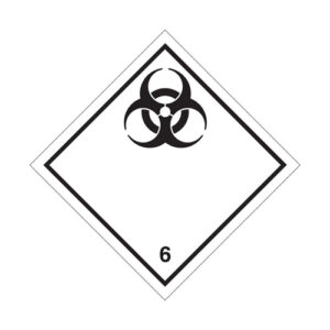 Etichetta adesiva Materiali infettivi classe 6.2